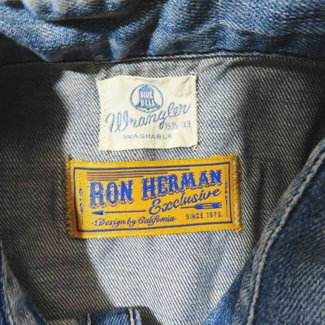 Ron Herman(ロンハーマン)のRon Herman×Wrangler デニム ウエスタンシャツ ジャケット  メンズのトップス(シャツ)の商品写真