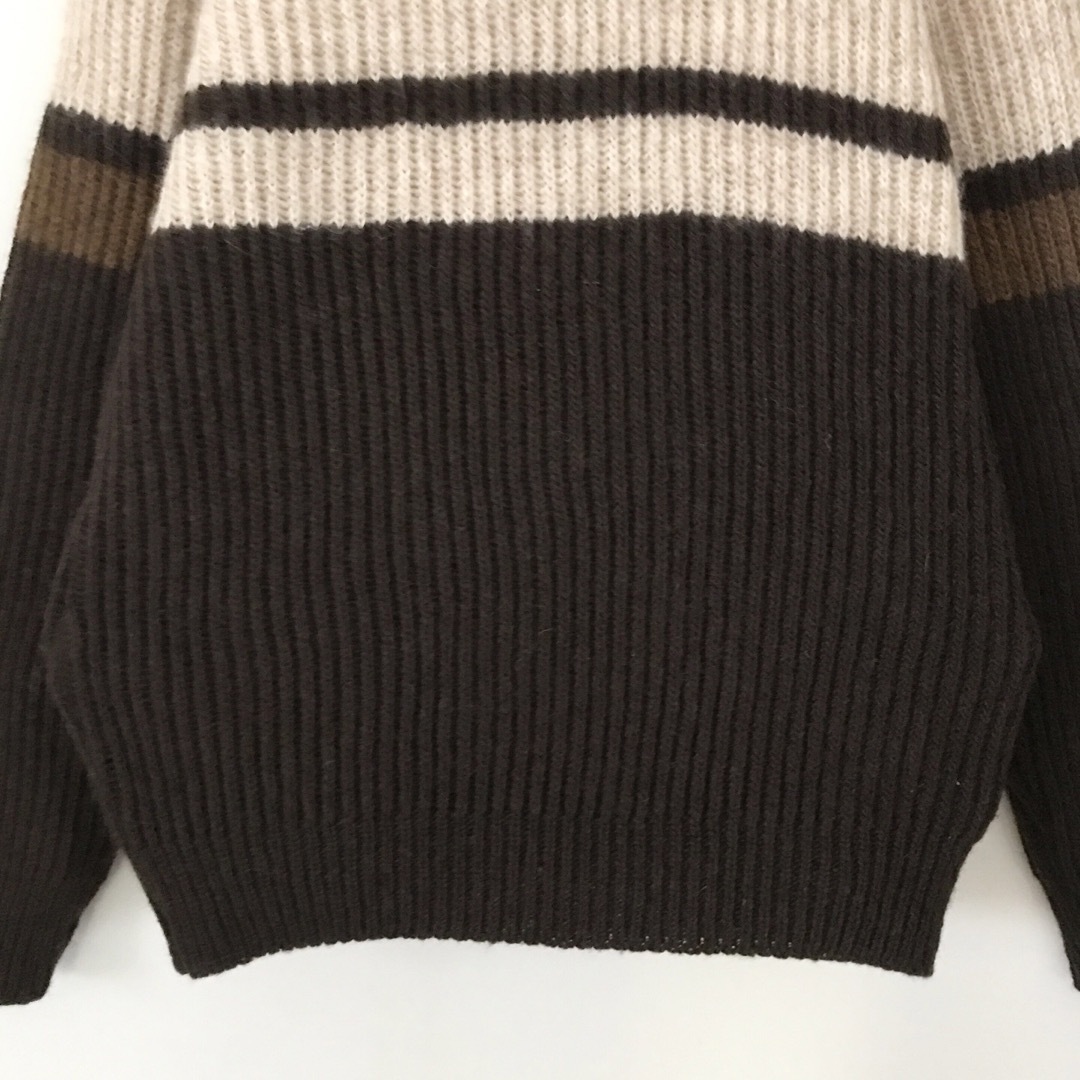 L.L.Bean - カナダ製ニット☆Caldwell☆畦編みセーター☆USA M L.L.Bean - カナダ製ニット☆Caldwell☆畦編みセーター☆USA M