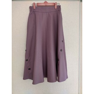 レディースプリーツスカート パープル 紫(その他)