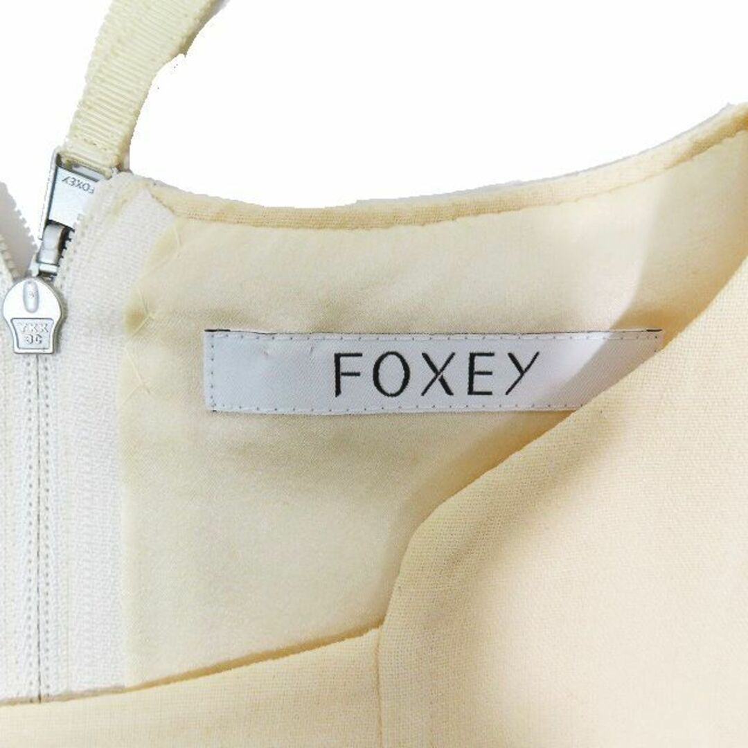 FOXEY(フォクシー)のフォクシー FOXEY ノースリーブ ストレッチ ダブルフェイスワンピース 38 レディースのワンピース(ひざ丈ワンピース)の商品写真