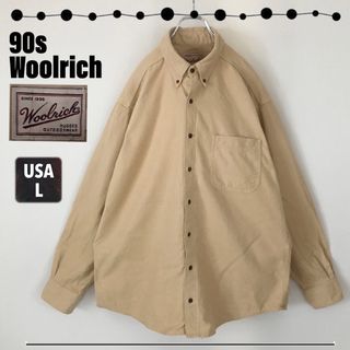 ウールリッチ(WOOLRICH)の90s ウールリッチ★シャモアクロス★アウトドアシャツ★USA製素材メキシコ製(シャツ)