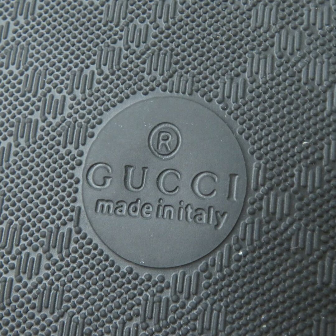 Gucci(グッチ)の未使用品◎イタリア製 GUCCI グッチ 655463 レディース GGトング シェブロンラバー サンダル ブラック 黒 38 箱・保管袋付き レディースの靴/シューズ(サンダル)の商品写真