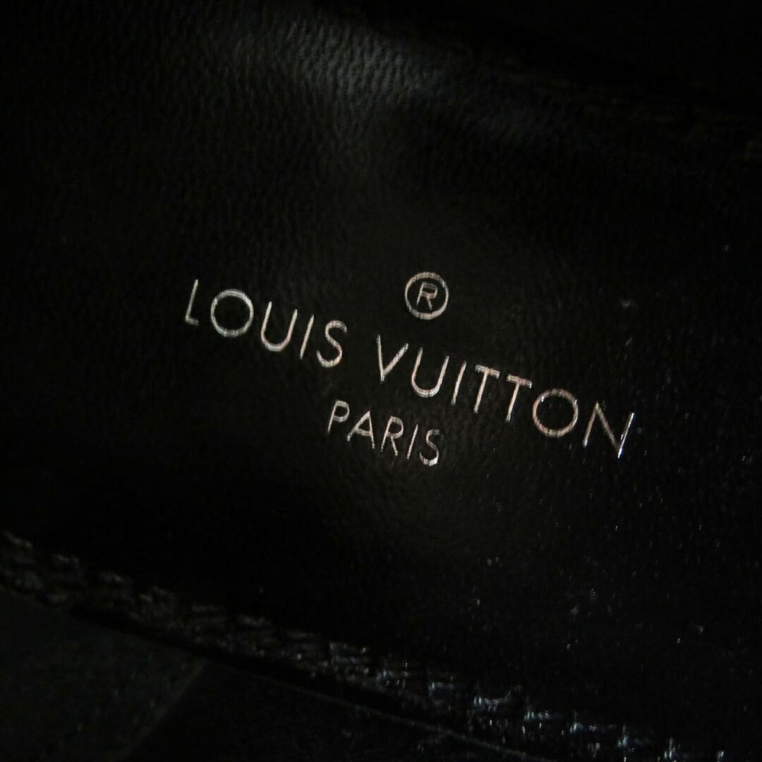 LOUIS VUITTON(ルイヴィトン)の美品◎伊製 LOUIS VUITTON ルイヴィトン LVボブール・ライン ダービー レディース レースアップシューズ モノグラム柄 茶×黒 36 袋付き レディースの靴/シューズ(その他)の商品写真