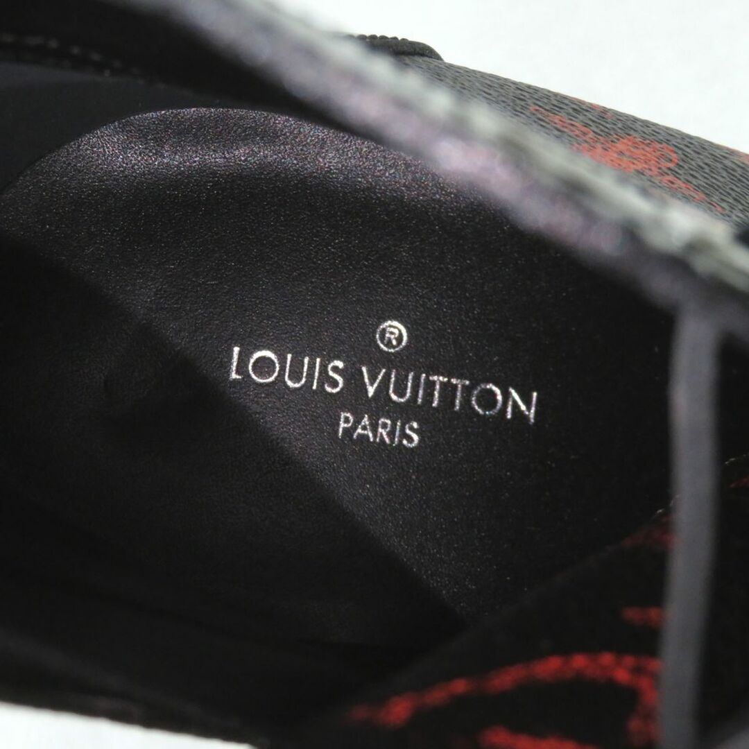 LOUIS VUITTON(ルイヴィトン)の極美品◎伊製 LOUIS VUITTON ルイヴィトン レディース キャットグラム スタートレイルライン モノグラム レースアップ ショートブーツ 37 レディースの靴/シューズ(ブーツ)の商品写真