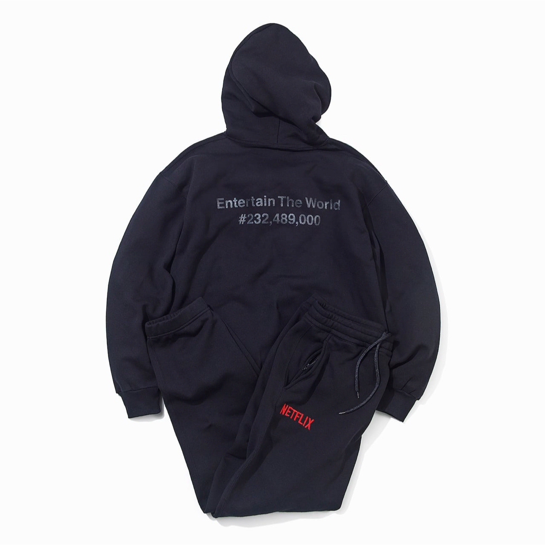 1LDK SELECT(ワンエルディーケーセレクト)の★XL・新品★SET UP Netflix ENNOY HOODIE PANTS メンズのメンズ その他(その他)の商品写真