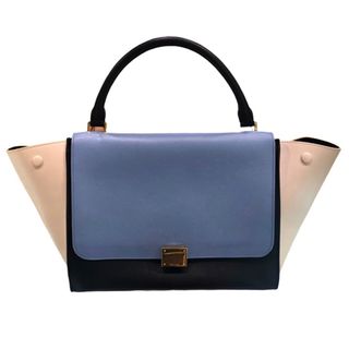 セリーヌ(celine)の　セリーヌ CELINE トラぺーズ ミディアム 169542 カーフ・ブルー レディース ショルダーバッグ(ショルダーバッグ)