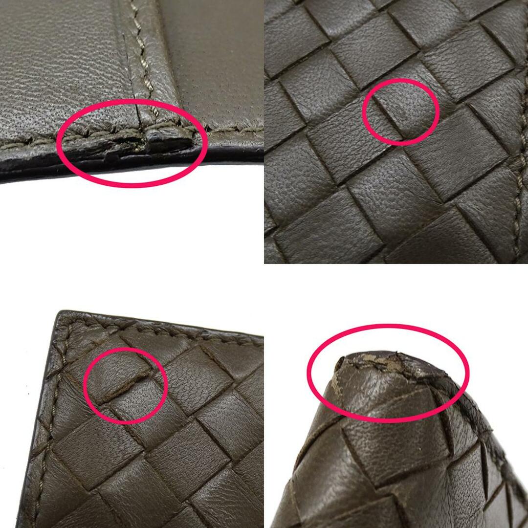 Bottega Veneta(ボッテガヴェネタ)のボッテガ・ヴェネタ BOTTEGAVENETA 手帳カバー レディース メンズ ブランド レザー イントレチャート ブラウン 【中古】 メンズのファッション小物(手帳)の商品写真