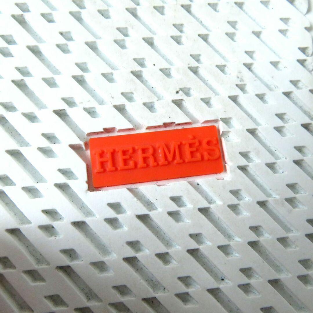 Hermes(エルメス)の極美品◎伊製 HERMES エルメス デイ ケリー金具 レザー レースアップ スニーカー バイカラー ブラック×ホワイト 36 1／2 箱・保管袋付き レディースの靴/シューズ(スニーカー)の商品写真