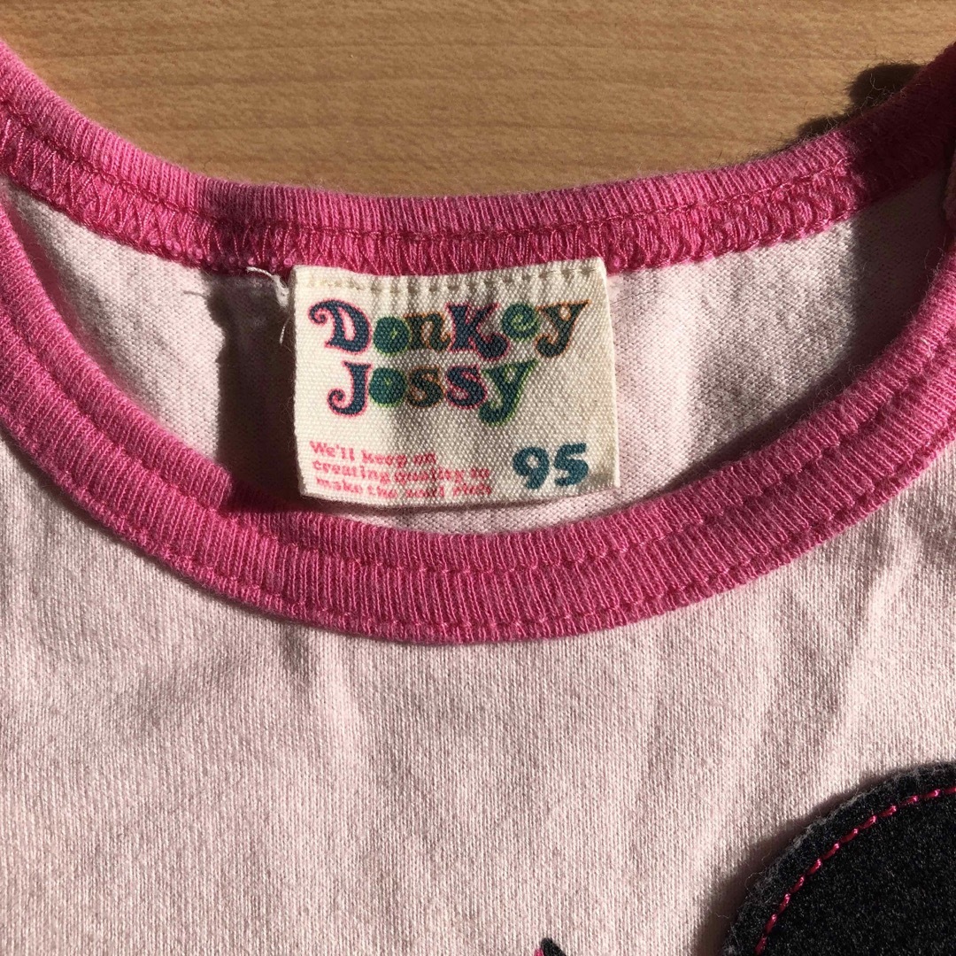 Donkey Jossy(ドンキージョシー)のdonkey jossy  ドンキージョシー　半袖　Tシャツ 95㎝ キッズ/ベビー/マタニティのキッズ服女の子用(90cm~)(Tシャツ/カットソー)の商品写真