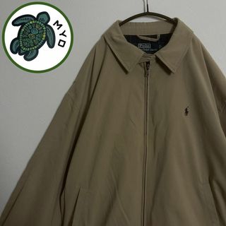 ポロラルフローレン(POLO RALPH LAUREN)のPOLO RALPH LAUREN ブルゾン ジャケット レトロ 古着 ベージュ(ブルゾン)