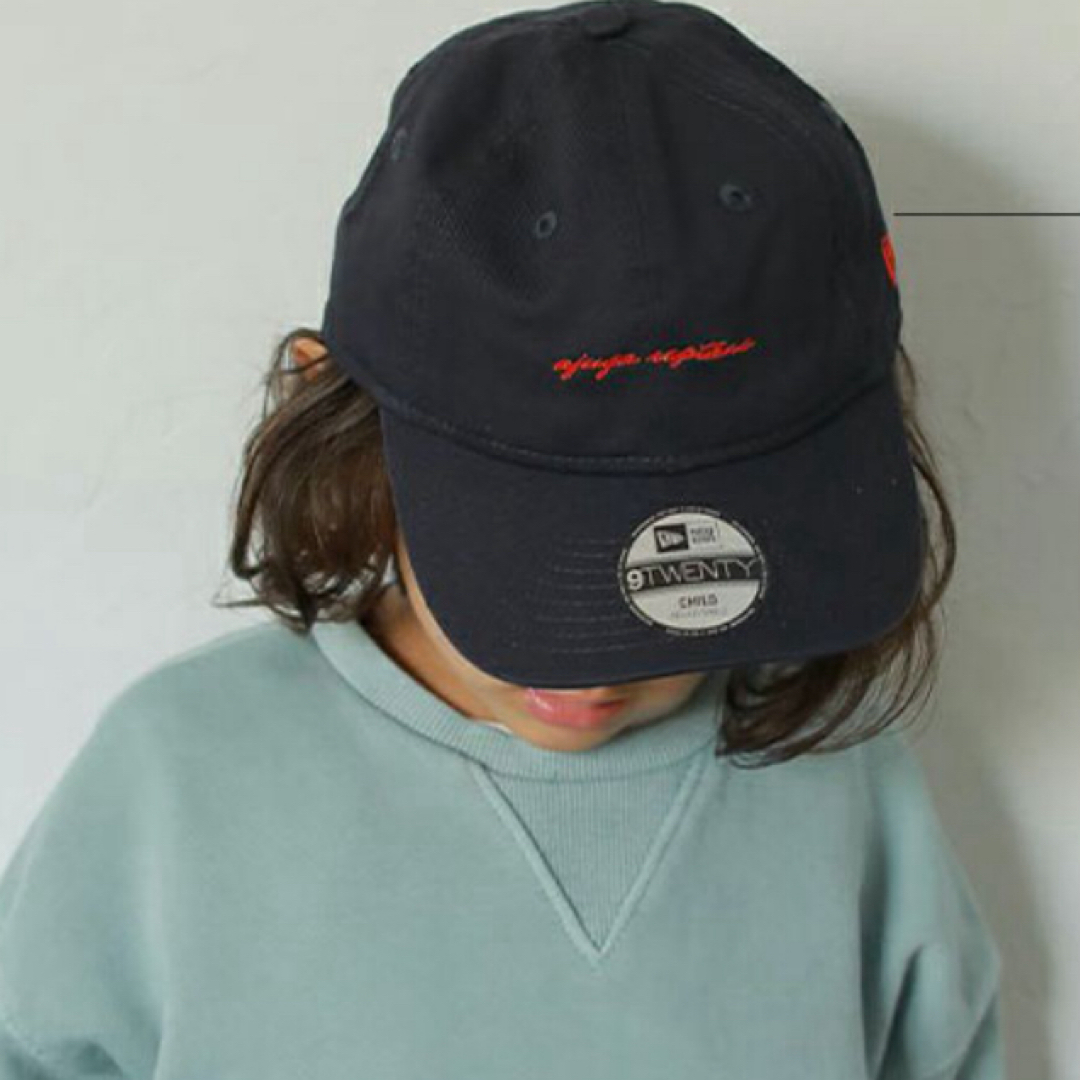 NEW ERA(ニューエラー)のニューエラキッズ　新品　ネイビー　54センチ レディースの帽子(キャップ)の商品写真