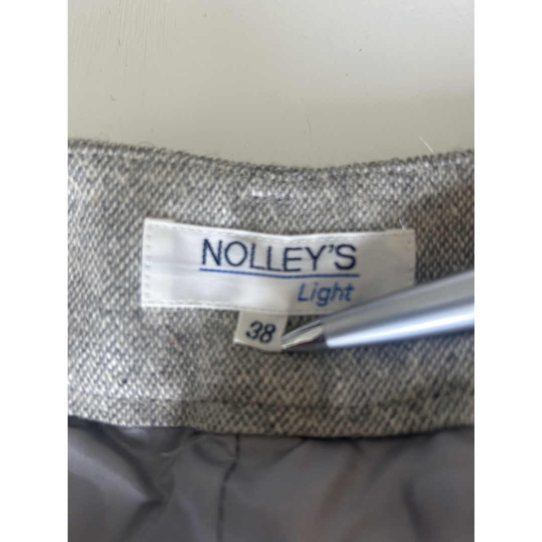 NOLLEY'S(ノーリーズ)のNOLLEY'S ウールカシミヤ ツイード パンツ 38 M レディースのパンツ(その他)の商品写真