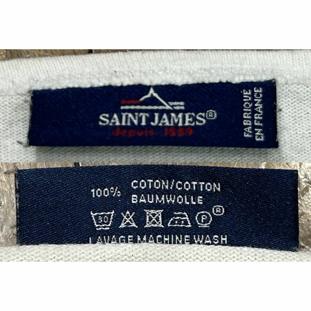 SAINT JAMES(セントジェームス)の＊セントジェームス ウェッソン バスクシャツ カットソー フランス製 T4 メンズのトップス(Tシャツ/カットソー(七分/長袖))の商品写真