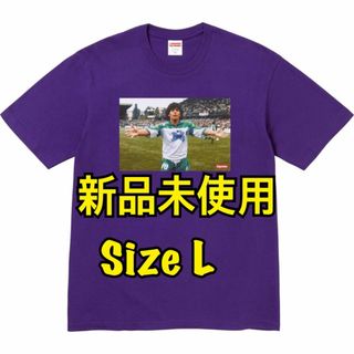 シュプリーム(Supreme)のSupreme Maradona Tee  マラドーナ 紫　purple L(Tシャツ/カットソー(半袖/袖なし))