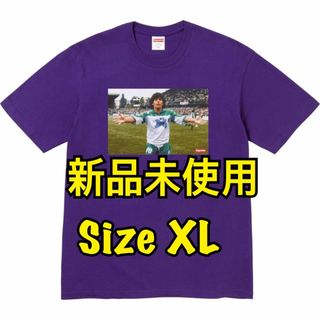 シュプリーム(Supreme)のSupreme Maradona Tee  マラドーナ 紫　purple XL(Tシャツ/カットソー(半袖/袖なし))