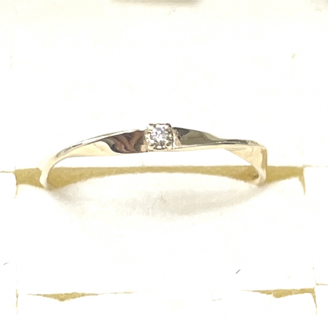 NOIR DE POUPEE(ノワールドプーペ)のnoir de poupee k10 ダイヤ ピンキーリング レディースのアクセサリー(リング(指輪))の商品写真