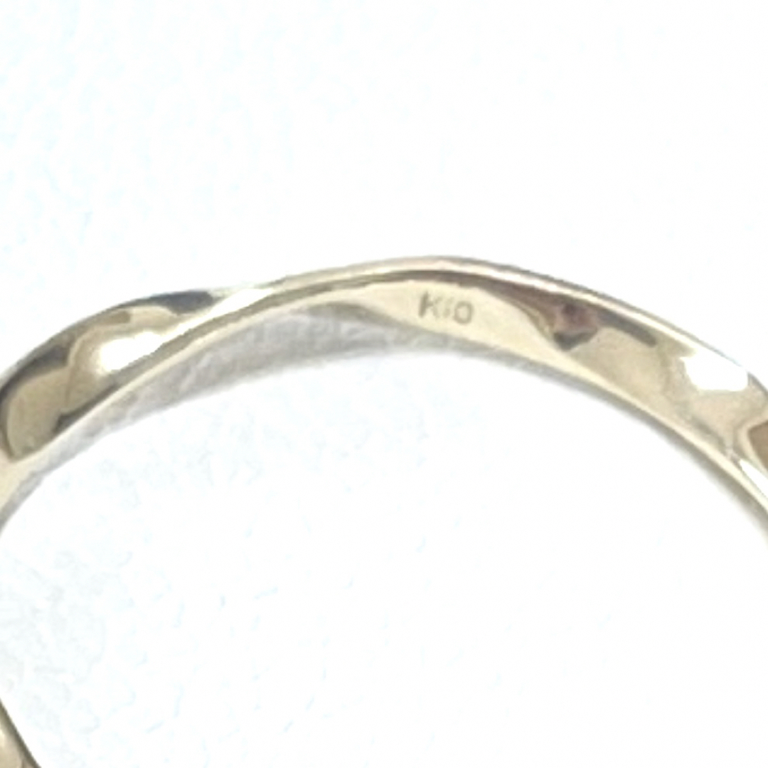 NOIR DE POUPEE(ノワールドプーペ)のnoir de poupee k10 ダイヤ ピンキーリング レディースのアクセサリー(リング(指輪))の商品写真