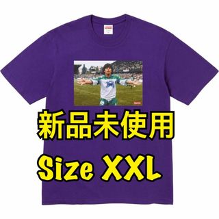 シュプリーム(Supreme)のSupreme Maradona Tee  マラドーナ 紫　purple XXL(Tシャツ/カットソー(半袖/袖なし))