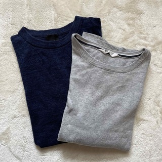 エイチアンドエム(H&M)の綿セーター H&M 2枚セット(ニット)