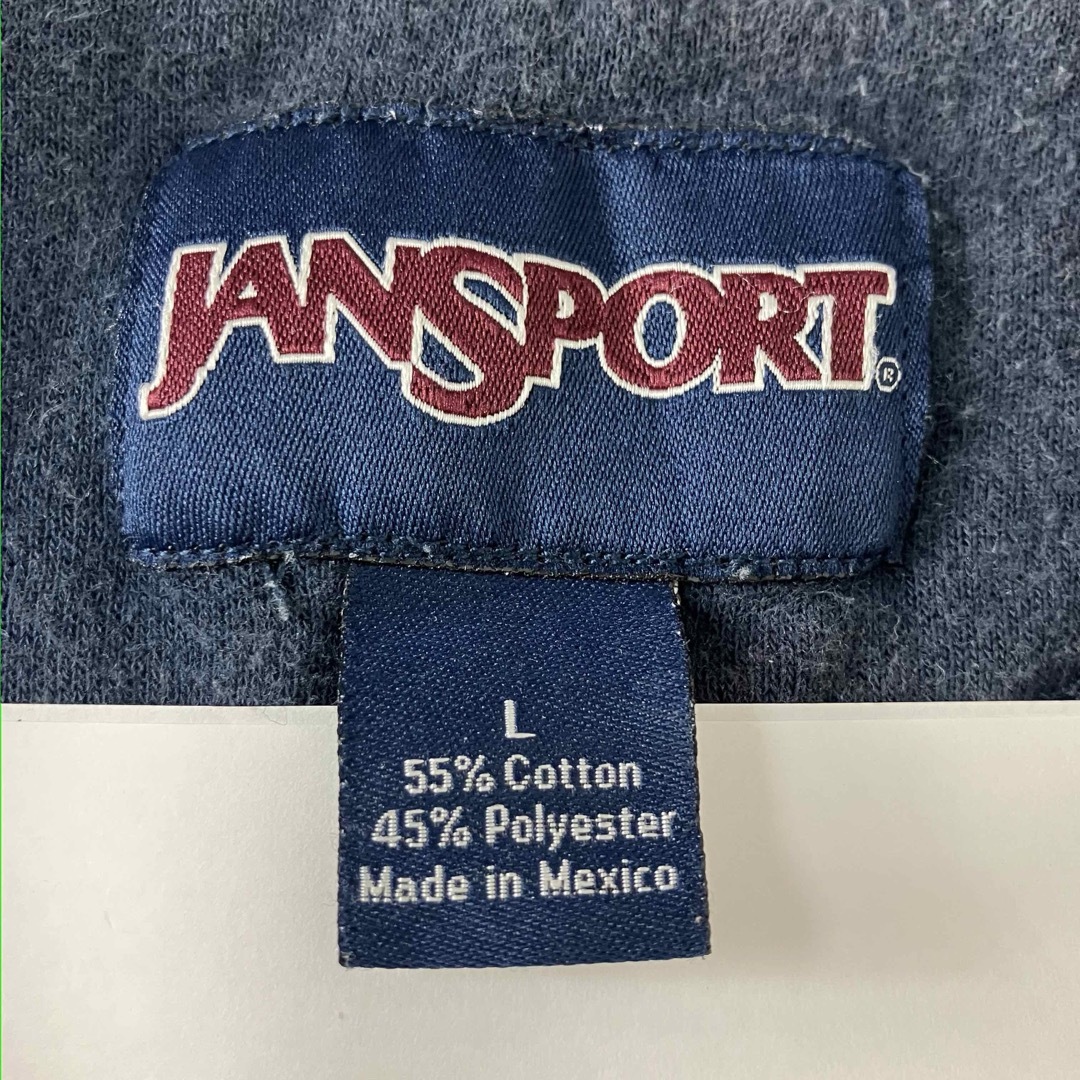 JANSPORT(ジャンスポーツ)のジャンスポーツ メキシコ製 古着 カレッジロゴ ハーフジップ スウェット メンズのトップス(スウェット)の商品写真