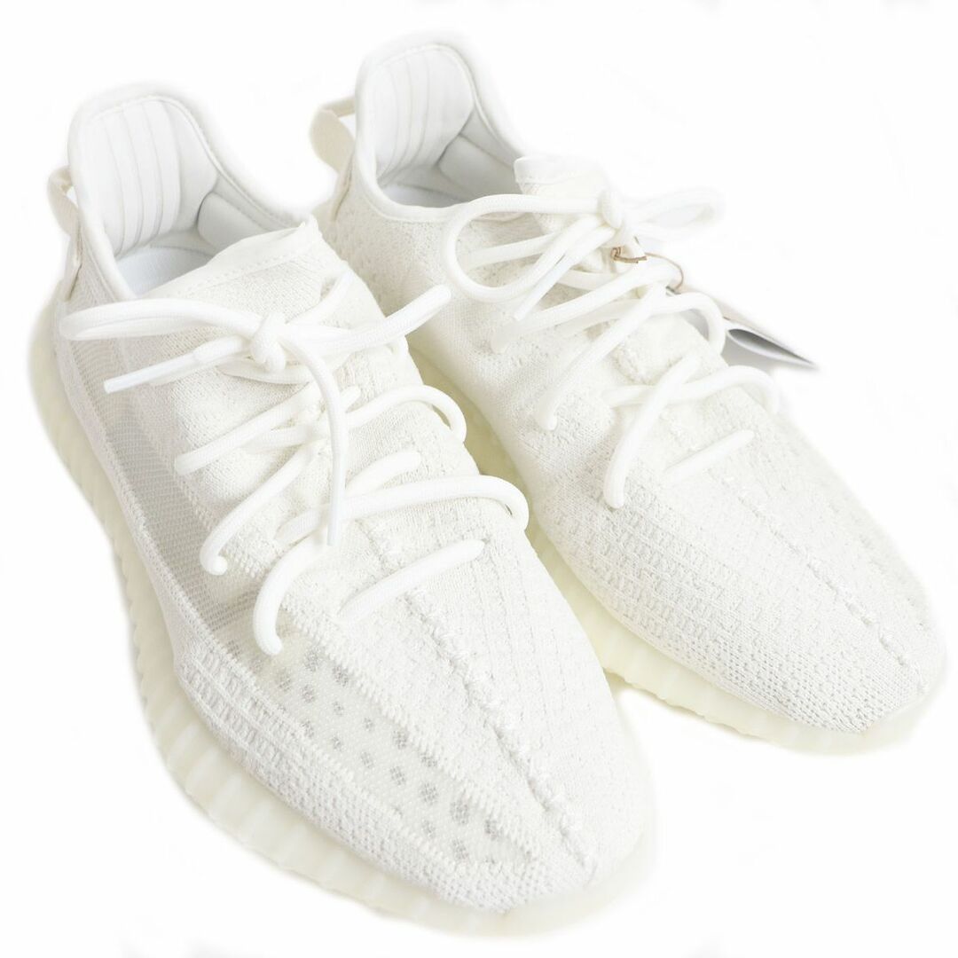 adidas(アディダス)の未使用品□adidas/アディダス カニエ・ウェスト YEEZY BOOST 350 V2 イージーブースト ローカットスニーカー BONE/ホワイト 27.5cm 箱付き メンズの靴/シューズ(スニーカー)の商品写真