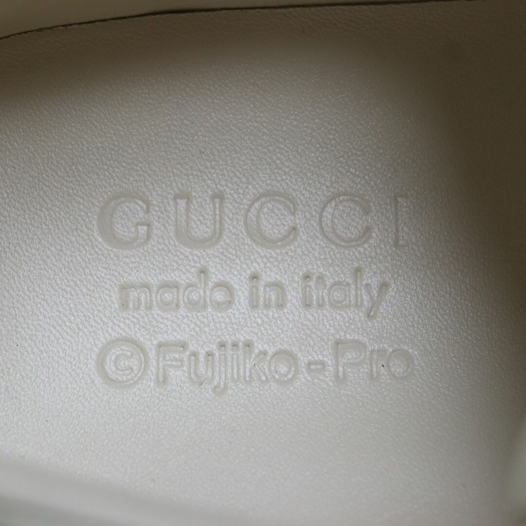 Gucci(グッチ)の未使用品◆GUCCI×ドラえもん 655025  レザーダッドスニーカー/シューズ アイボリー 9 メンズ 箱・保存袋・紐付き　r07-st30308-514 メンズの靴/シューズ(スニーカー)の商品写真