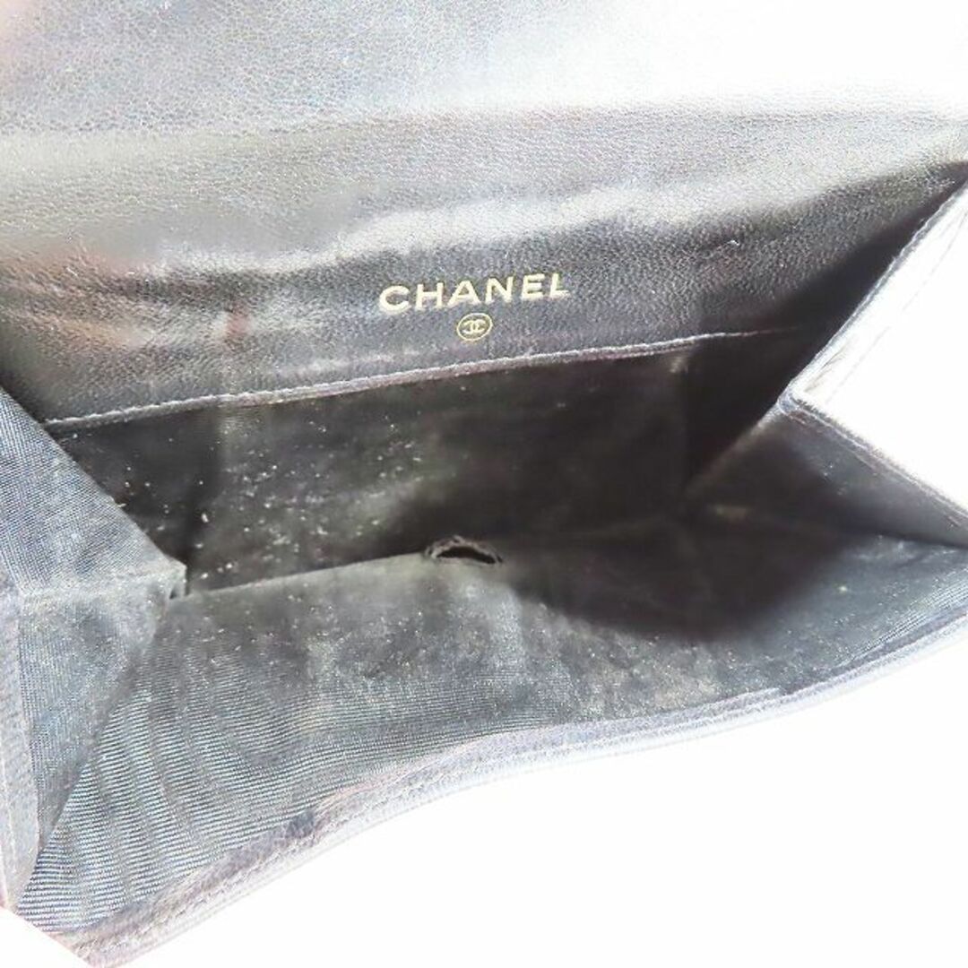 CHANEL(シャネル)のシャネル CHANEL Wホック コンパクトウォレット 財布 ココマーク レザー レディースのファッション小物(財布)の商品写真