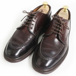 オールデン(Alden)の良品□Alden/オールデン SHIPS別注 2464Y Uチップ コードバン レースアップ ドレスシューズ/レザーシューズ バーガンディ系 7E USA製(ドレス/ビジネス)