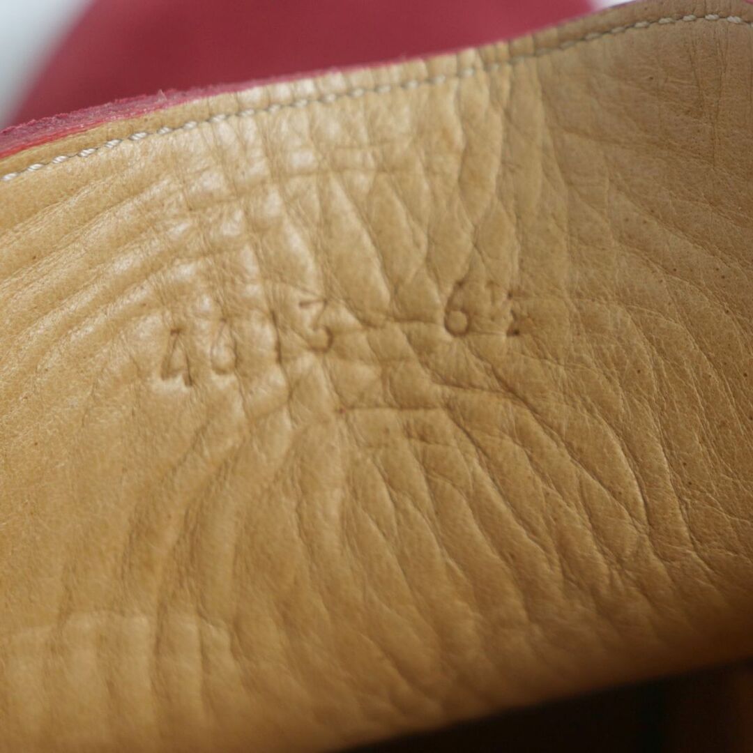 JOHN LOBB(ジョンロブ)の良品▼JOHN LOBB ジョンロブ 4613 TURF ターフ スウェードレザー チャッカブーツ/アンクルブーツ レッド 6 1/2 メンズ イタリア製 保存袋付 メンズの靴/シューズ(ブーツ)の商品写真