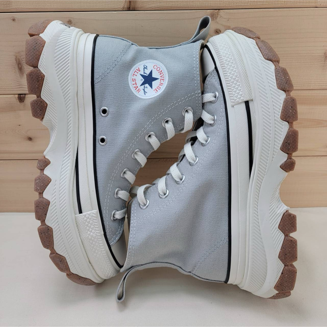 ALL STAR（CONVERSE）(オールスター)のコンバース オールスターRトレックウエーブ HI アイスグレー 23センチ レディースの靴/シューズ(スニーカー)の商品写真