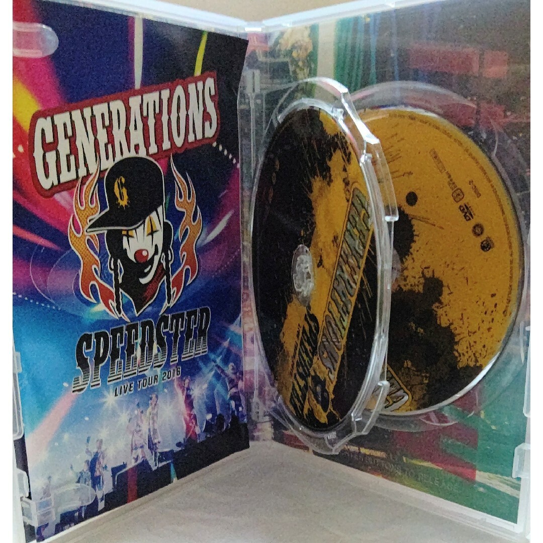 GENERATIONS(ジェネレーションズ)のGENERATIONS SPEEDSTER LIVE TOUR 2016 2DV エンタメ/ホビーのDVD/ブルーレイ(ミュージック)の商品写真