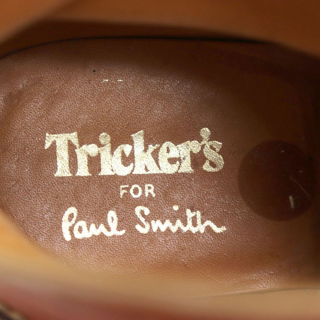 Trickers(トリッカーズ)の良品◆Tricker's トリッカーズ ポールスミス別注 6670 ダイナイトソール レザー カントリーブーツ ブラウン 7 1/2イングランド製 メンズ メンズの靴/シューズ(ブーツ)の商品写真