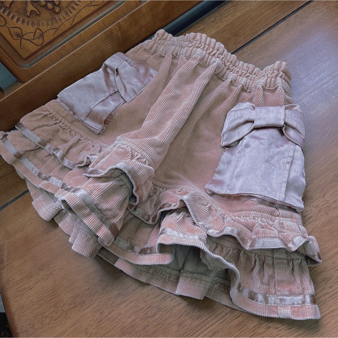 Shirley Temple(シャーリーテンプル)のShirley Temple スカート フリル リボン 人気 ロリータ 女の子 キッズ/ベビー/マタニティのキッズ服女の子用(90cm~)(スカート)の商品写真