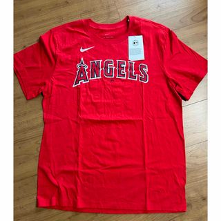 ナイキ(NIKE)のエンゼルス 大谷翔平 NIKE Tシャツ Lサイズ 新品未使用品(応援グッズ)