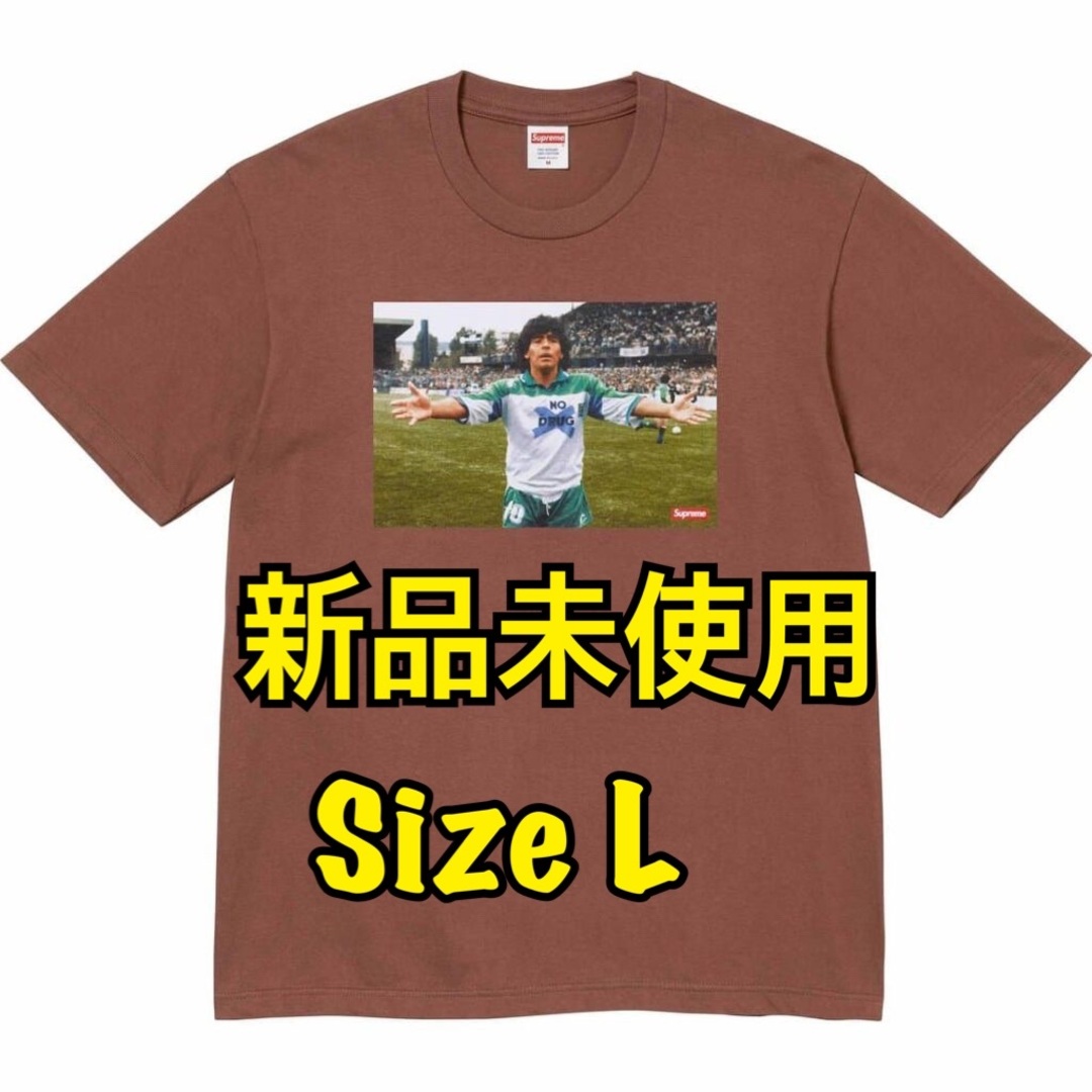 Supreme シュプリーム Tシャツ・カットソー L 白x茶等