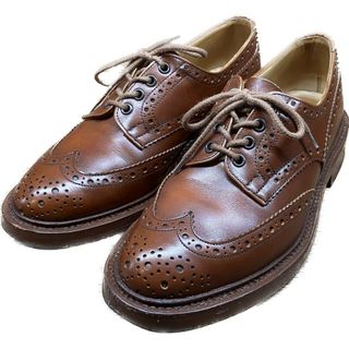 トリッカーズ(Trickers)のトリッカーズ ウイングチップ BOURTON マロン UK7 Tricker’s【LA】(ドレス/ビジネス)