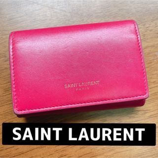 サンローラン(Saint Laurent)のSAINT LAURENT キーケース ゴールド金具 レザー 本革 人気ブランド(キーケース)