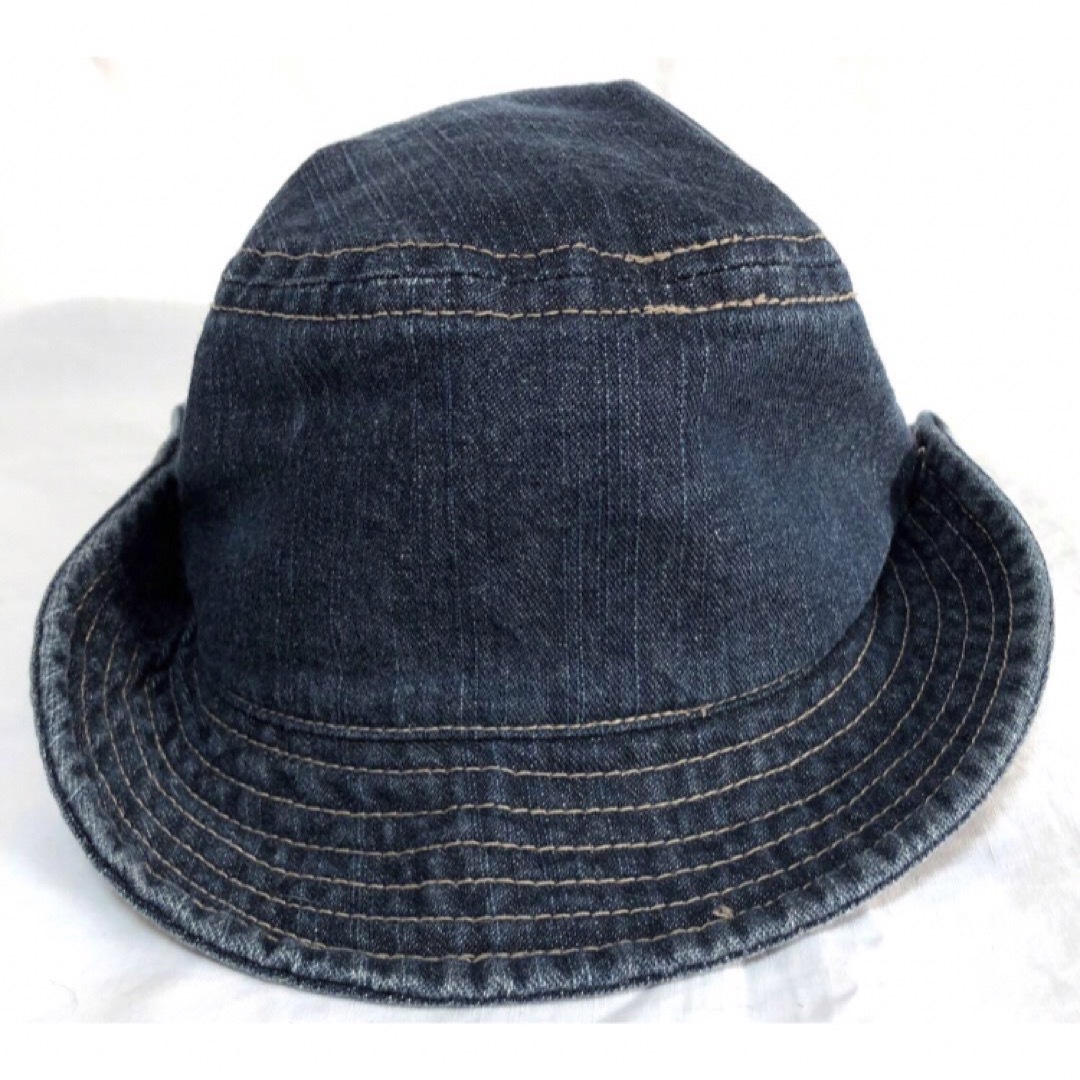 COMME CA ISM(コムサイズム)のベビーハットキャップ　帽子　デニム キッズ/ベビー/マタニティのこども用ファッション小物(帽子)の商品写真