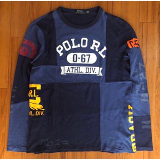 ポロラルフローレン(POLO RALPH LAUREN)のPOLO RALPH LAUREN ポロ ラルフローレン パッチワーク ロンt(Tシャツ/カットソー(七分/長袖))