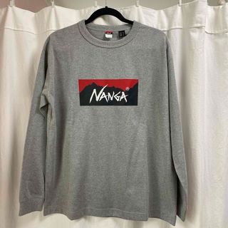 ナンガ(NANGA)の【新品未使用】NANGA BOXロゴ　ロンT(Tシャツ/カットソー(七分/長袖))