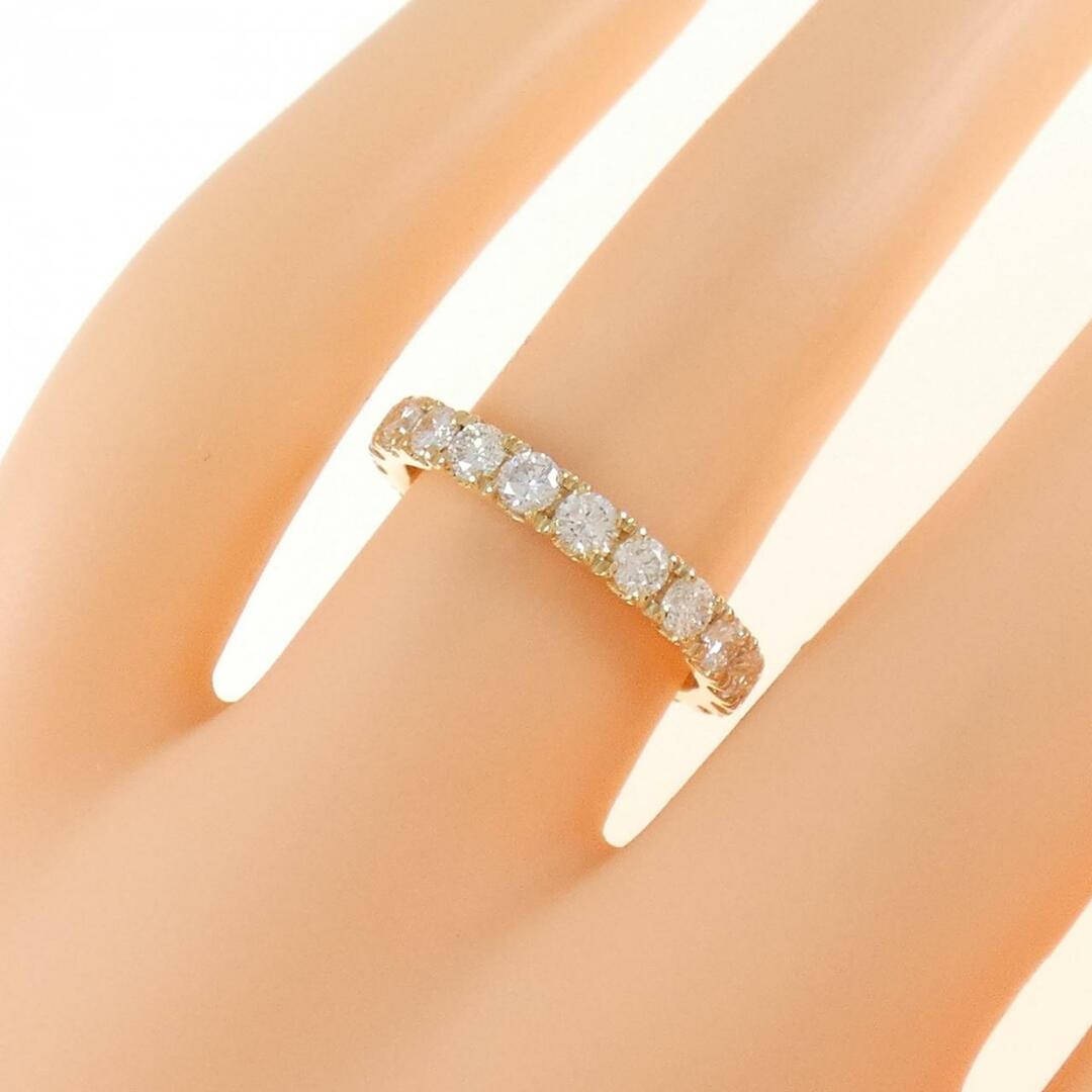 【リメイク】K18YG フルエタニティ ダイヤモンド リング 1.50CT レディースのアクセサリー(リング(指輪))の商品写真