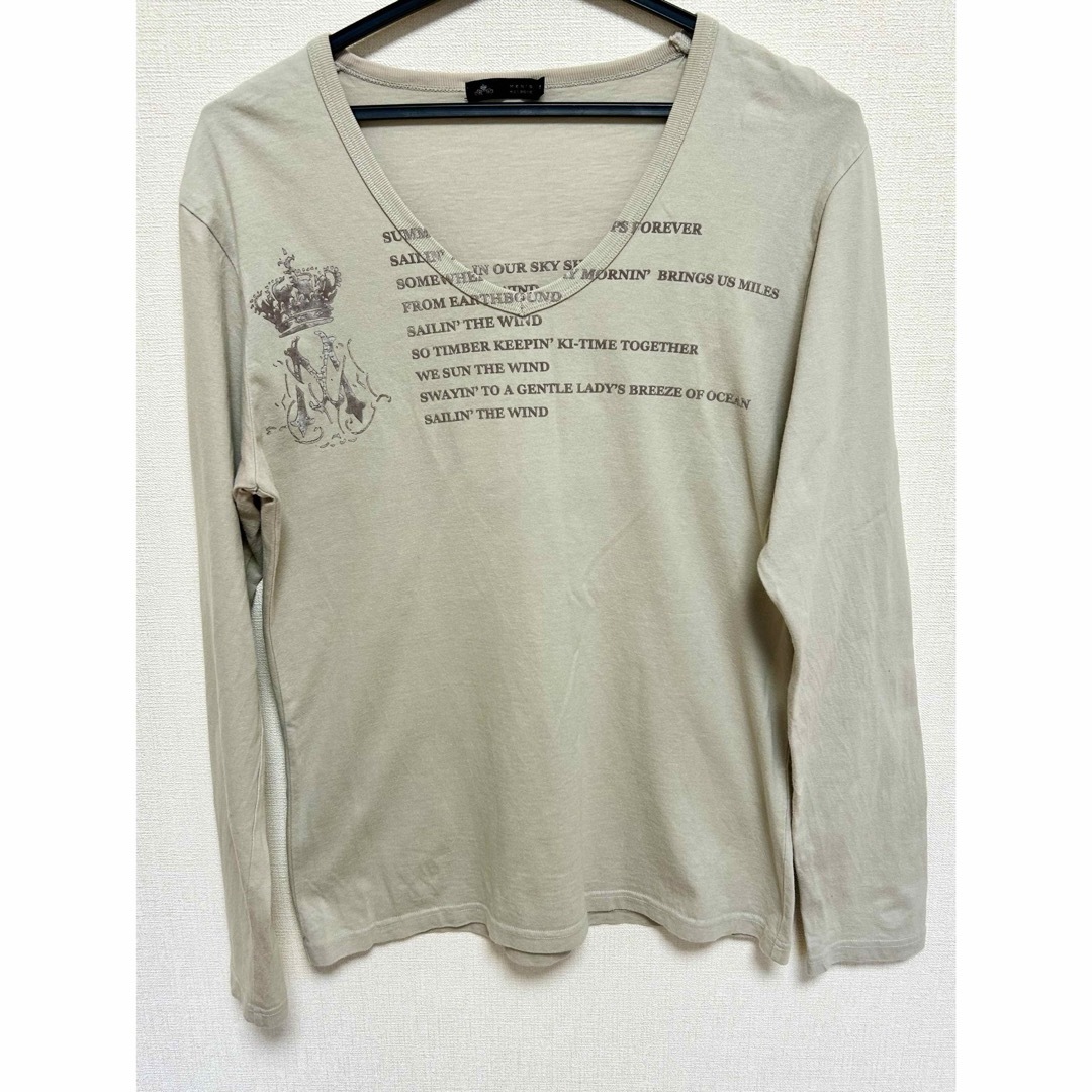 MEN'S MELROSE(メンズメルローズ)のMENS MELROSE  ロンT　カットソー メンズのトップス(Tシャツ/カットソー(七分/長袖))の商品写真
