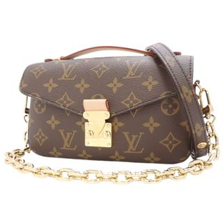 ルイヴィトン(LOUIS VUITTON)のLOUIS VUITTON(ルイ・ヴィトン) モノグラム ポシェット・メティス EW ハンドバッグ 2way ショルダーバッグ 肩掛け モノグラムキャンバス ブラウン茶 ゴールド金具 M46279(2024年2月現在現行品) レディース 40802083740【中古】【アラモード】(ハンドバッグ)