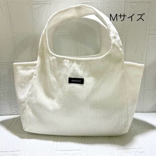 No.45   ハンドメイド　トートバッグ　ホワイト(バッグ)