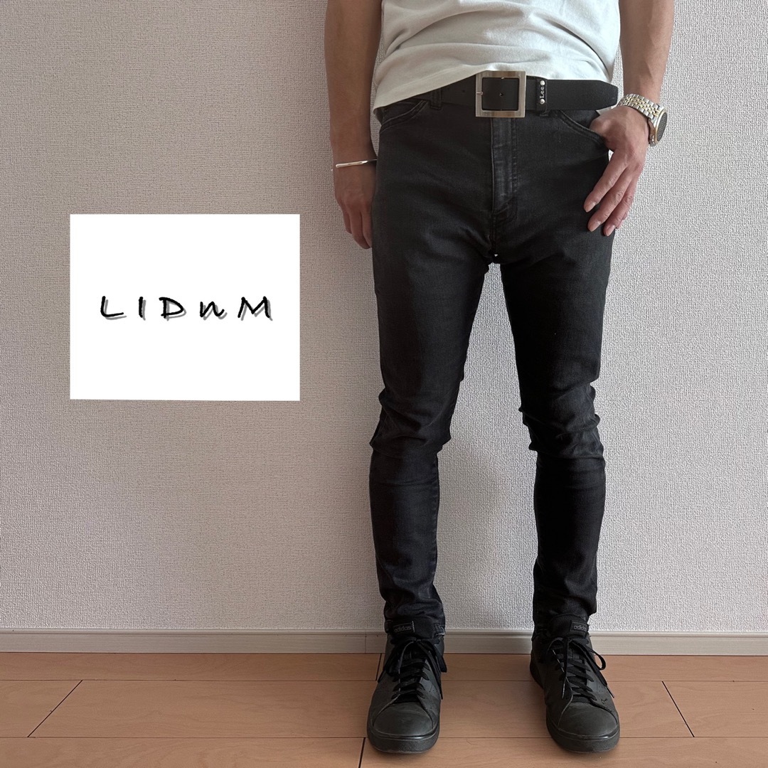 LIDNM(リドム)の【LIDNMリドム/ハイストレッチスキニーパンツ】 メンズのパンツ(デニム/ジーンズ)の商品写真