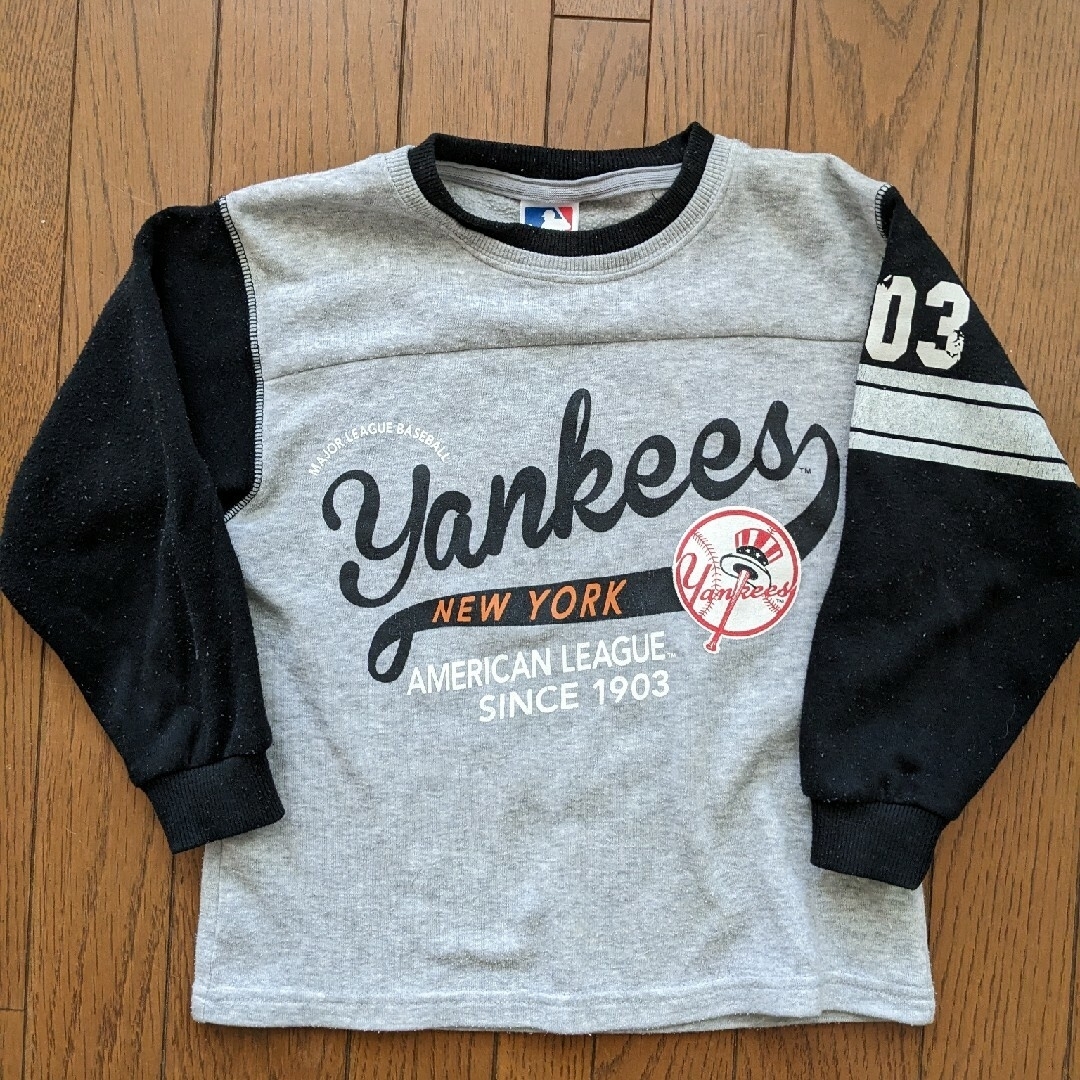 MLB(メジャーリーグベースボール)のNY Yankees 120cm パジャマ キッズ/ベビー/マタニティのキッズ服男の子用(90cm~)(パジャマ)の商品写真