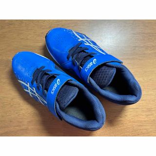 アシックス(asics)の【美品】asics スニーカー  青　21㎝(スニーカー)