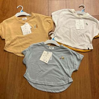 【新品未使用】半袖 80サイズ　男の子　Tシャツ　まとめ売り　恐竜　くま(Ｔシャツ)