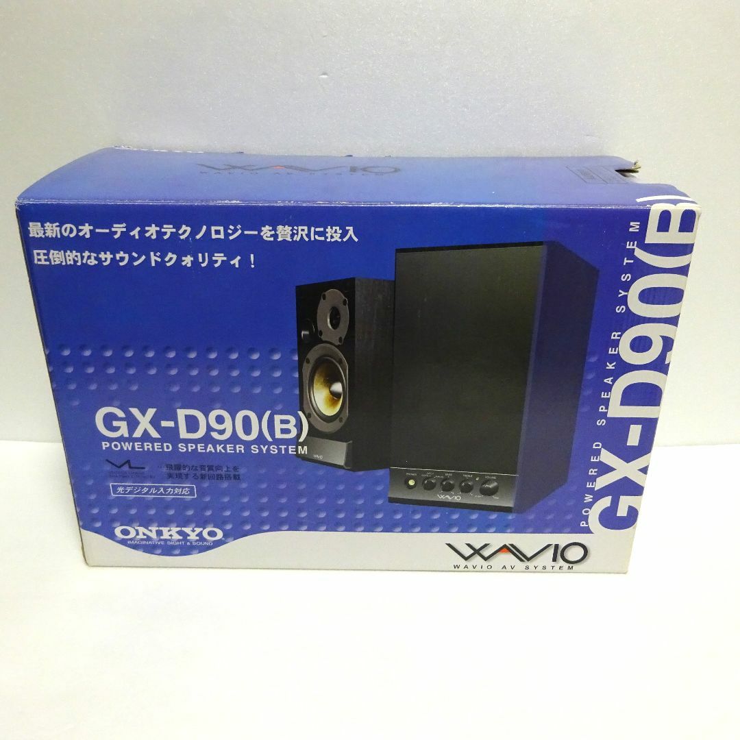 ONKYO WAVIO アンプ内蔵スピーカー 15W+15W GX-D90(B) | フリマアプリ ラクマ