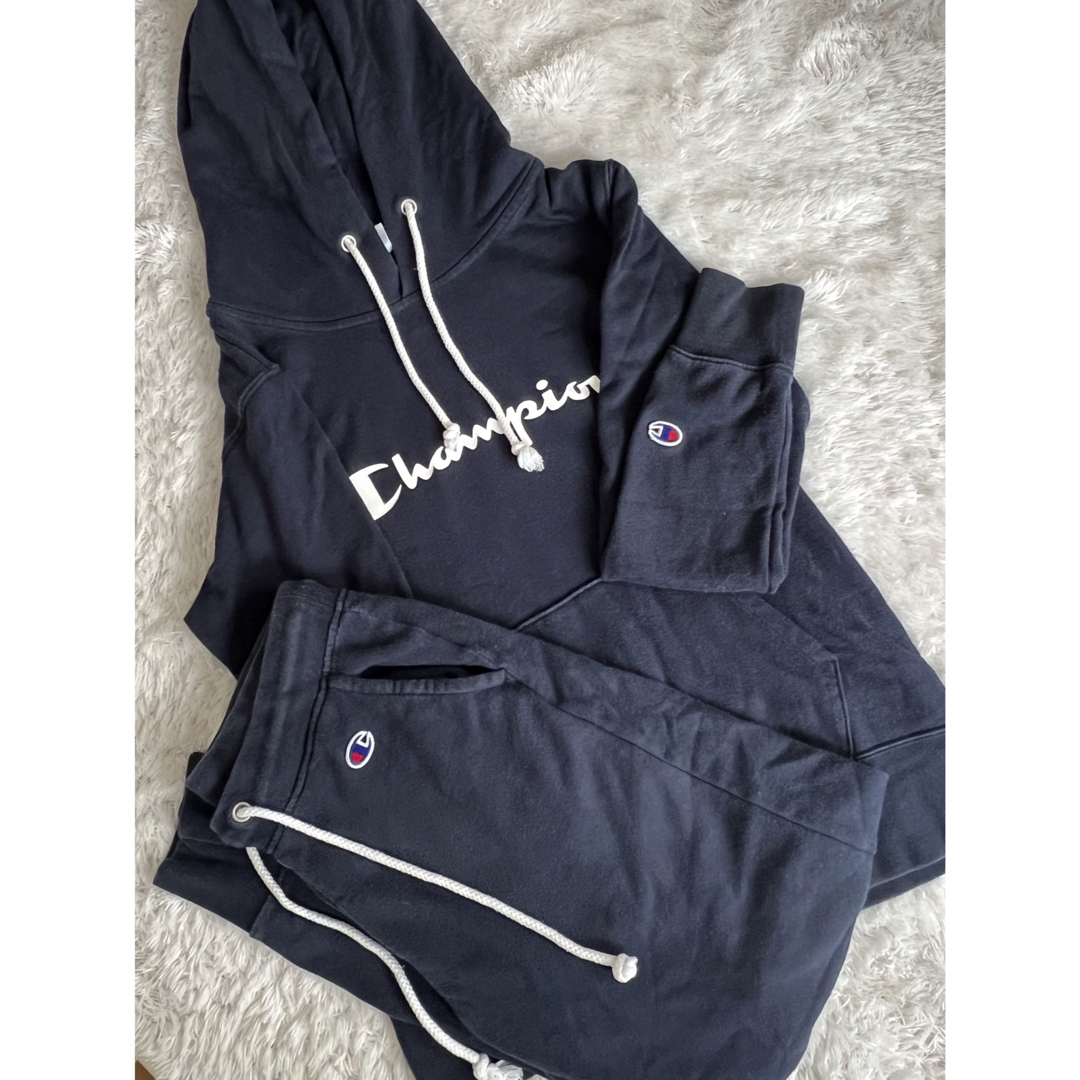 Champion(チャンピオン)のchampion セットアップ レディース 紺 レディースのレディース その他(セット/コーデ)の商品写真